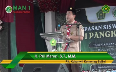 Plt Kakanwil Kemenag Babel Ajak Lulusan MAN 1 Pangkalpinang Jadi Generasi Berakhlak dan Berdaya Saing