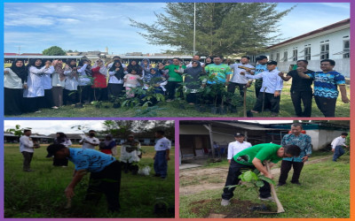 MAN 1 Pangkalpinang Peringati Hari Bumi dengan Penanaman 110 Pohon Matoa