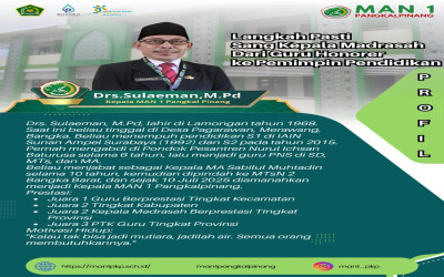 Langkah Pasti Sang Kepala Madrasah Dari Guru Honorer ke Pemimpin Pendidikan