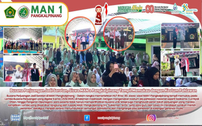 Busana Perjuangan Jadi Sorotan, Siswa MAN 1 Pangkalpinang Tampil Memukau dengan Kostum Pahlawan