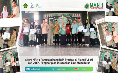 Siswa MAN 1 Pangkalpinang Raih Prestasi di Ajang FLS3N dan O2SN, Penghargaan Diserahkan Saat Muhadarah