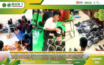 Semangat Menggebu, Gema Persada MAN 1 PKP Siap Tampil di Street Parade Provinsi