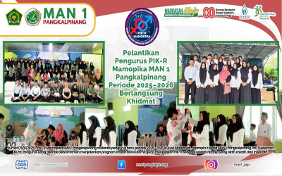 Pelantikan Pengurus PIK-R Mamopika MAN 1 Pangkalpinang Periode 2025–2026 Berlangsung Khidmat