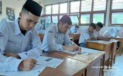 MAN 1 Pangkalpinang Terapkan Sistem PBT pada Pelaksanaan ASAS Semester Genap